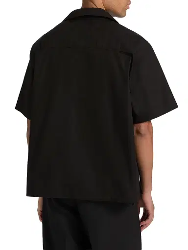 Rhude Men's Regatta Club Cotton Shirt - Black White | Thumbnail 5 Rhude Men's Regatta Club Cotton Shirt - Black White | Thumbnail 5