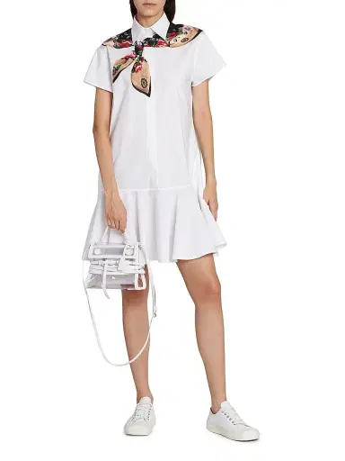 MOSCHINO Women's Tie Me Transparent Top Handle Bag | Thumbnail 3 MOSCHINO Women's Tie Me Transparent Top Handle Bag | Thumbnail 3