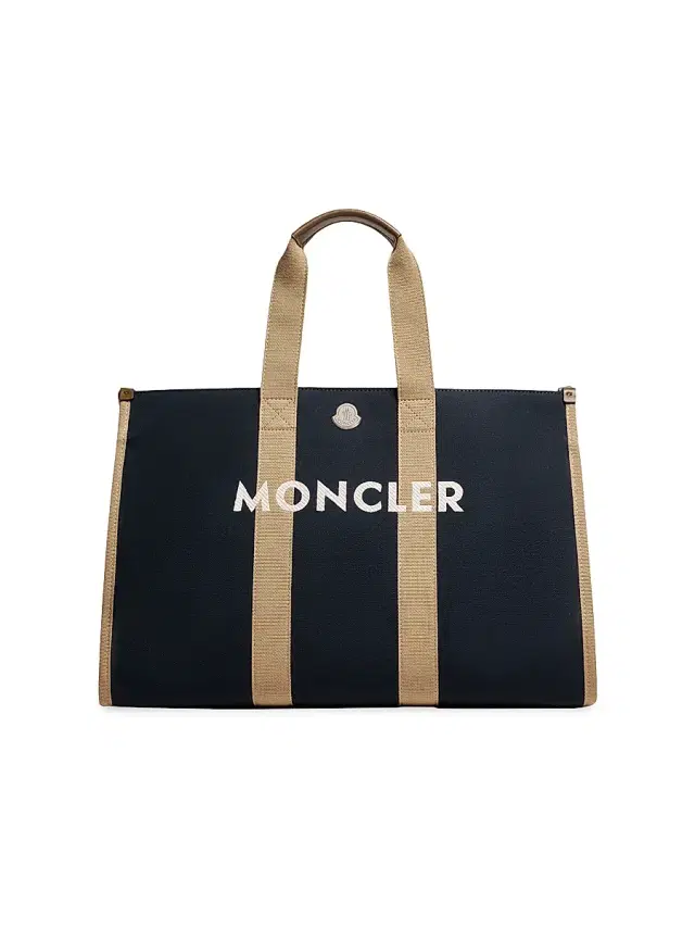 Moncler Men's Duffle Bag in Canvas - Navy Blue