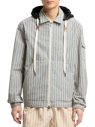 Moncler Men's Havas Shacket in Poplin | Thumbnail 2 Moncler Men's Havas Shacket in Poplin | Thumbnail 2