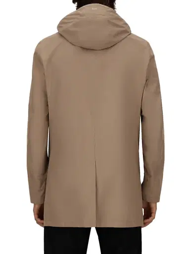 HERNO Men's 2Layer City Hooded Trench Coat - Taupe - Size 46 | Thumbnail 6 HERNO Men's 2Layer City Hooded Trench Coat - Taupe - Size 46 | Thumbnail 6