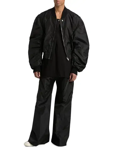 Rick Owens Men's Secchia Flight Bomber Jacket | Thumbnail 2