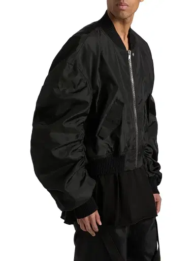 Rick Owens Men's Secchia Flight Bomber Jacket | Thumbnail 4