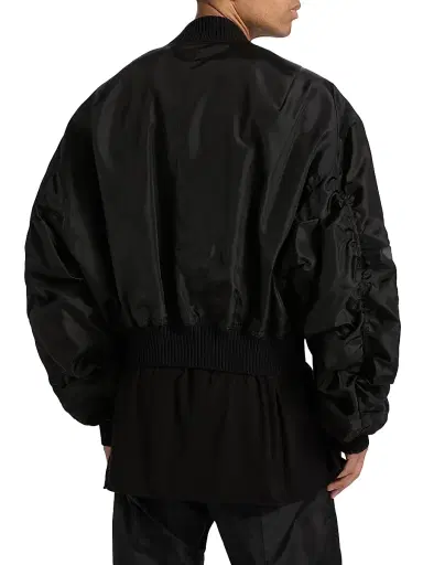 Rick Owens Men's Secchia Flight Bomber Jacket | Thumbnail 5