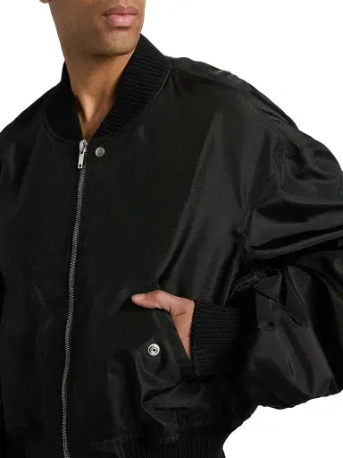 Rick Owens Men's Secchia Flight Bomber Jacket | Thumbnail 6