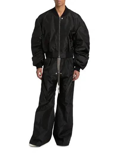 Rick Owens Men's Bela Wide-Leg Pants - Black - Size 38 | Thumbnail 2 Rick Owens Men's Bela Wide-Leg Pants - Black - Size 38 | Thumbnail 2