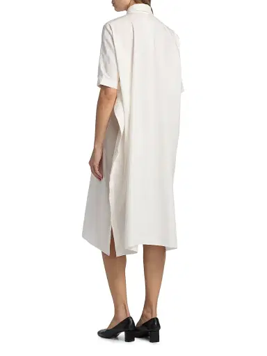 MM6 MAISON MARGIELA Women's Cotton Midi-Shirtdress | Thumbnail 5 MM6 MAISON MARGIELA Women's Cotton Midi-Shirtdress | Thumbnail 5