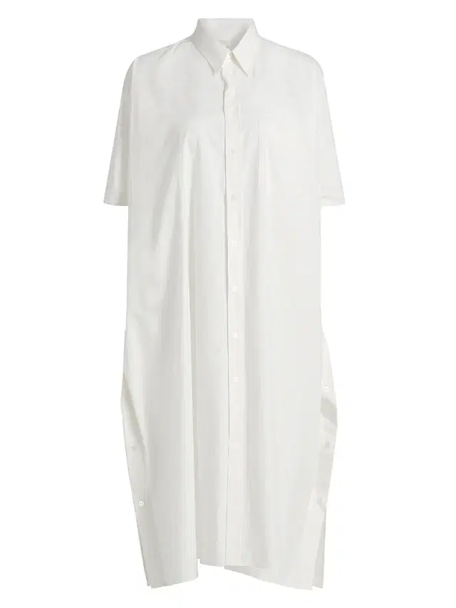 MM6 Maison Margiela Women's Cotton Midi-Shirtdress - Off White