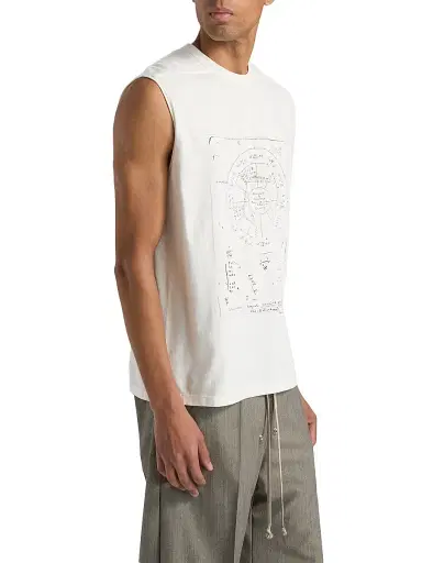 Rick Owens Men's Brad Sleeveless T-Shirt | Thumbnail 4 Rick Owens Men's Brad Sleeveless T-Shirt | Thumbnail 4