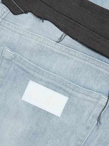 MM6 MAISON MARGIELA Women's Layered Straight-Leg Jeans | Thumbnail 7 MM6 MAISON MARGIELA Women's Layered Straight-Leg Jeans | Thumbnail 7