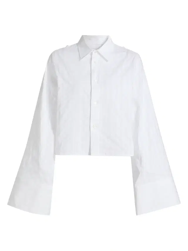 MM6 Maison Margiela Women's Cotton Convertible Shirt - White