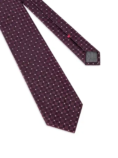 Brunello Cucinelli Men's Silk Jacquard Tie | Thumbnail 3 Brunello Cucinelli Men's Silk Jacquard Tie | Thumbnail 3