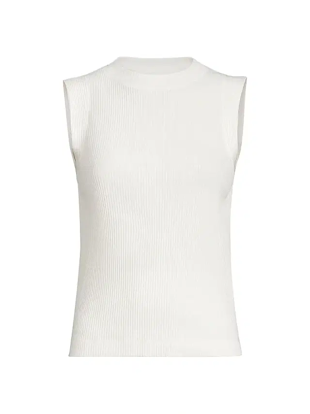 Brunello Cucinelli Women's Cotton Ribbed Jersey Top with Monili -