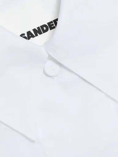 Jil Sander Women's Cotton Relaxed-Fit Midi-Shirtdress - Optic White | Thumbnail 7 Jil Sander Women's Cotton Relaxed-Fit Midi-Shirtdress - Optic White | Thumbnail 7