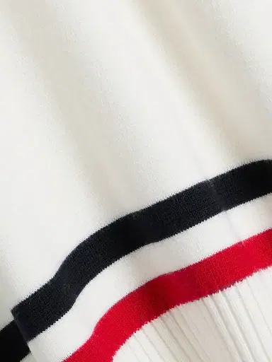 Marni Men's Striped Trim V-Neck Knit Sweater - Alabaster | Thumbnail 7