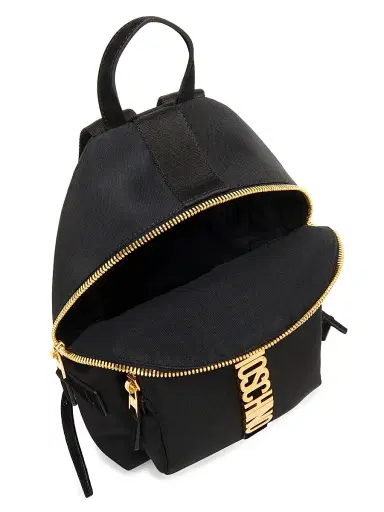 MOSCHINO Men's Logo Hardware Backpack | Thumbnail 3