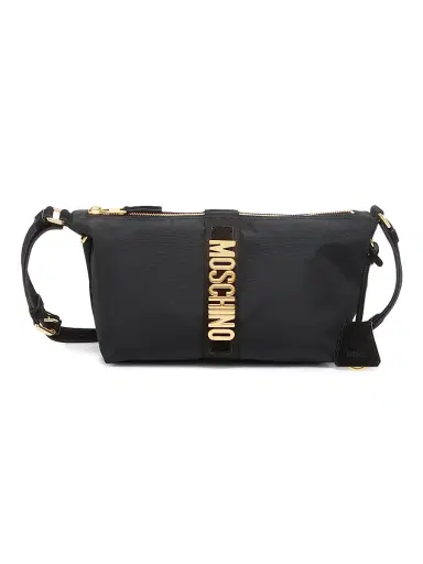 MOSCHINO Men's Logo Hardware Crossbody Bag | Thumbnail 1 MOSCHINO Men's Logo Hardware Crossbody Bag | Thumbnail 1