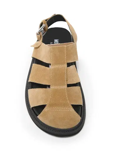 MOSCHINO Women's Suede Fisherman Sandals - Beige - Size 11 | Thumbnail 4 MOSCHINO Women's Suede Fisherman Sandals - Beige - Size 11 | Thumbnail 4