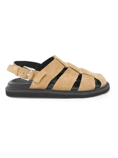 MOSCHINO Women's Suede Fisherman Sandals - Beige - Size 11 | Thumbnail 1 MOSCHINO Women's Suede Fisherman Sandals - Beige - Size 11 | Thumbnail 1