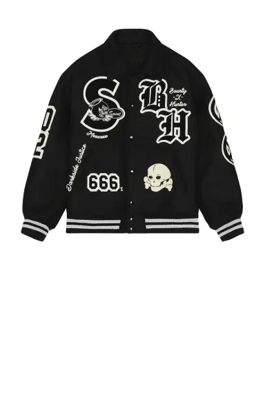 SAINT Mxxxxxx Snt Hunter x Bounty Hunter Varsity Jacket | Thumbnail 6 SAINT Mxxxxxx Snt Hunter x Bounty Hunter Varsity Jacket | Thumbnail 6