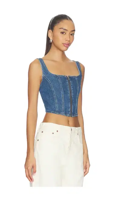 Levi's Seamed Zip Bustier | Thumbnail 2 Levi's Seamed Zip Bustier | Thumbnail 2