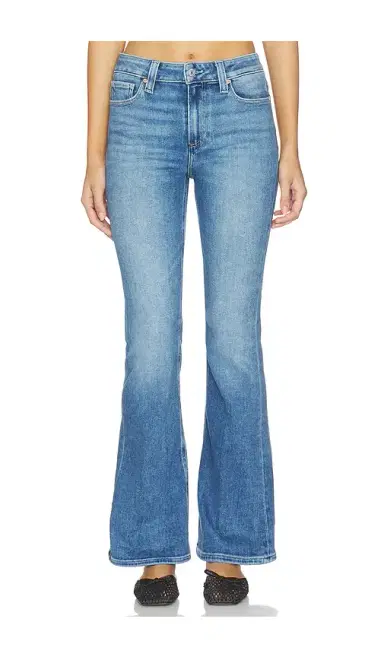 PAIGE High Rise Laurel Canyon Petite Bootcut Jeans | Thumbnail 1 PAIGE High Rise Laurel Canyon Petite Bootcut Jeans | Thumbnail 1