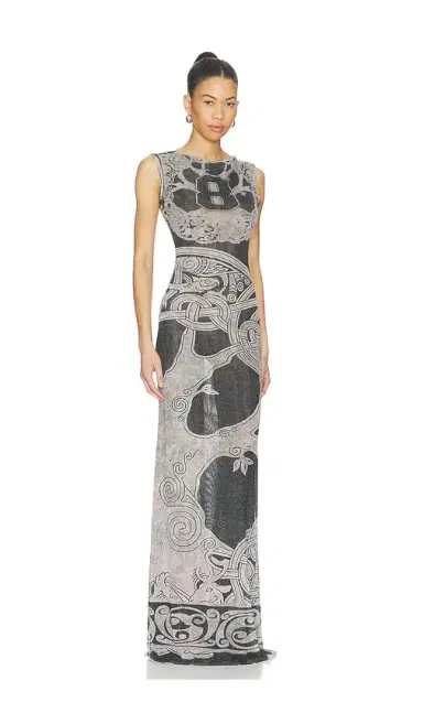 Ottolinger Mesh Maxi Gown | Thumbnail 2