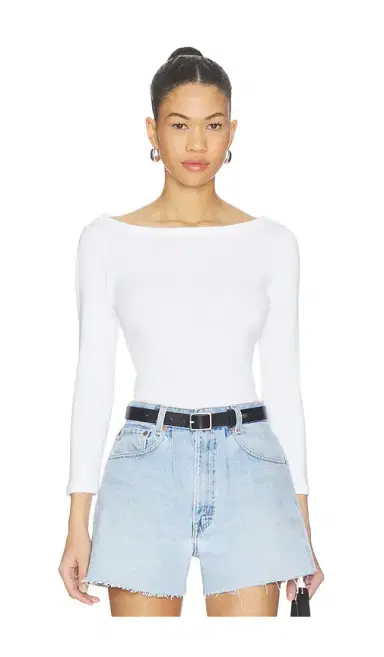 Citizens of Humanity Boat Neck Slim Tee | Thumbnail 1 Citizens of Humanity Boat Neck Slim Tee | Thumbnail 1