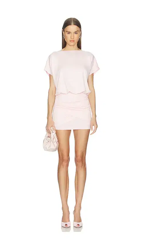 MORE TO COME Dixie Wrap Mini Dress