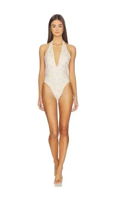 LoveShackFancy Meegan Swimsuit One Piece | Thumbnail 1 LoveShackFancy Meegan Swimsuit One Piece | Thumbnail 1