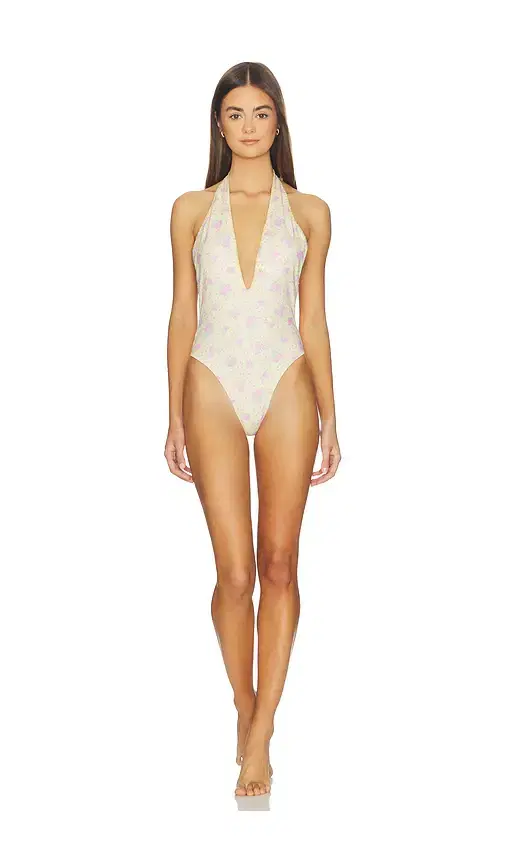 LoveShackFancy Meegan Swimsuit One Piece