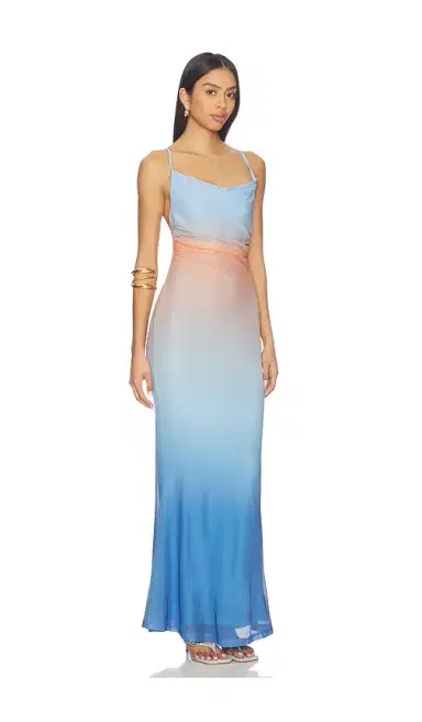 MINKPINK Solstice Ombre Mesh Maxi Dress | Thumbnail 2 MINKPINK Solstice Ombre Mesh Maxi Dress | Thumbnail 2