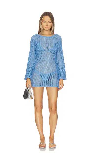 MINKPINK Balmy Crochet Mini Dress | Thumbnail 1 MINKPINK Balmy Crochet Mini Dress | Thumbnail 1