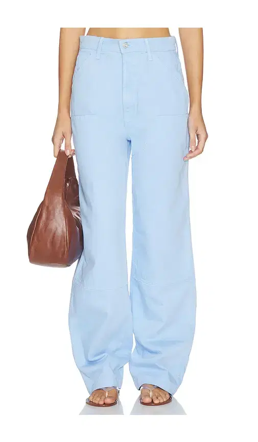 MOTHER The Bee's Knees Stud Finder Sneak Jeans
