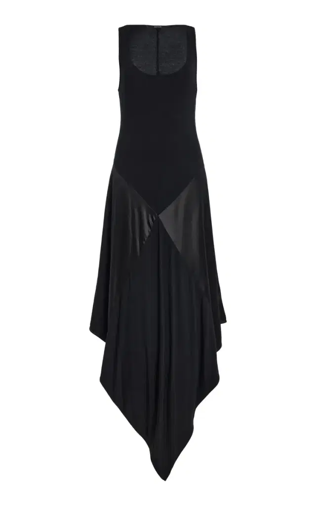 BEVZA Square Jersey Midi Dress
