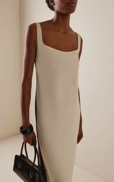 Bevza Duality Two-Tone Satin Maxi Dress | Thumbnail 3 Bevza Duality Two-Tone Satin Maxi Dress | Thumbnail 3