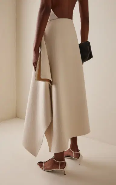 Bevza Cotton Canvas Maxi Skirt | Thumbnail 4 Bevza Cotton Canvas Maxi Skirt | Thumbnail 4