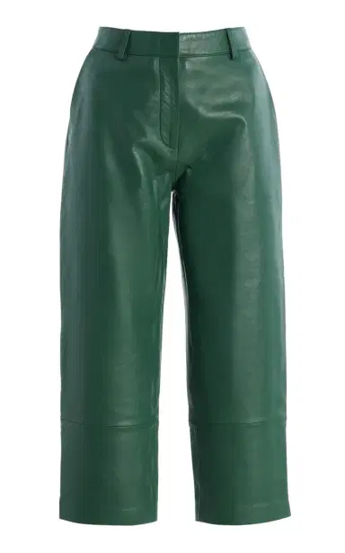 The Frankie Shop Lior Leather Capri Pants | Thumbnail 1 The Frankie Shop Lior Leather Capri Pants | Thumbnail 1