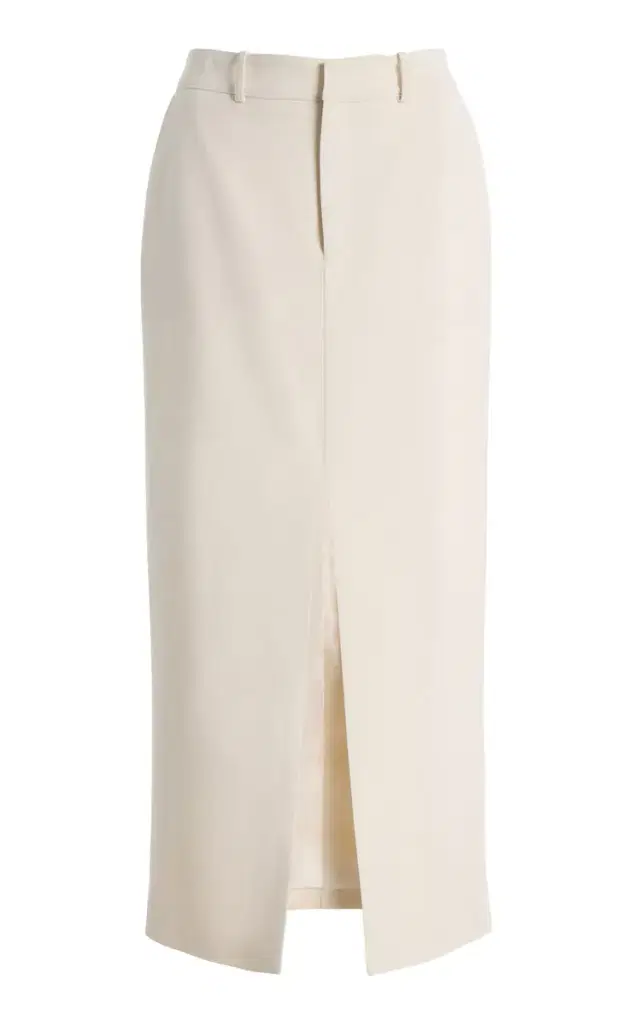 Maybelle Front-Slit Midi Skirt