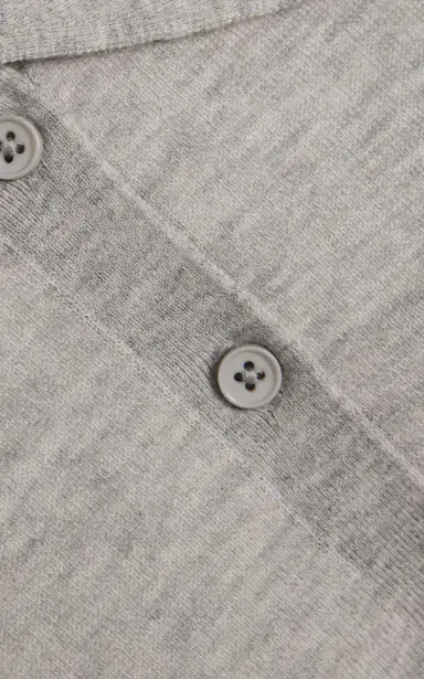 The Frankie Shop Tala Knit Wool-Blend Polo Shirt | Thumbnail 5