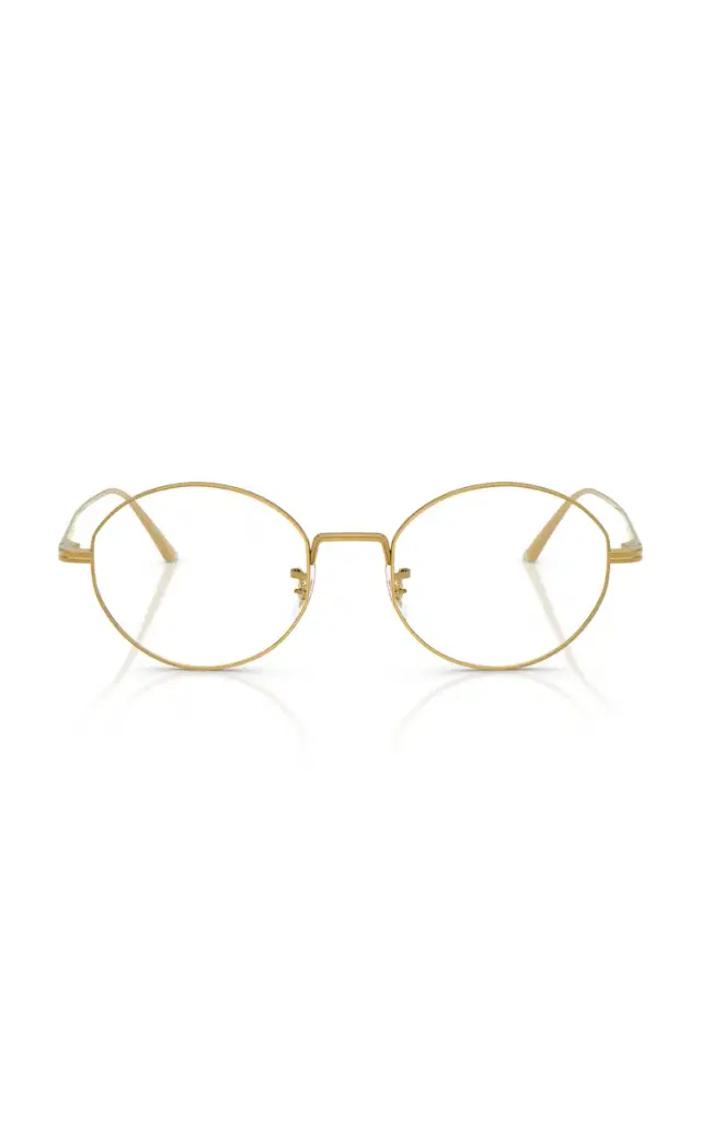 Khaite x Oliver Peoples 1994C Round-Frame Metal Glasses