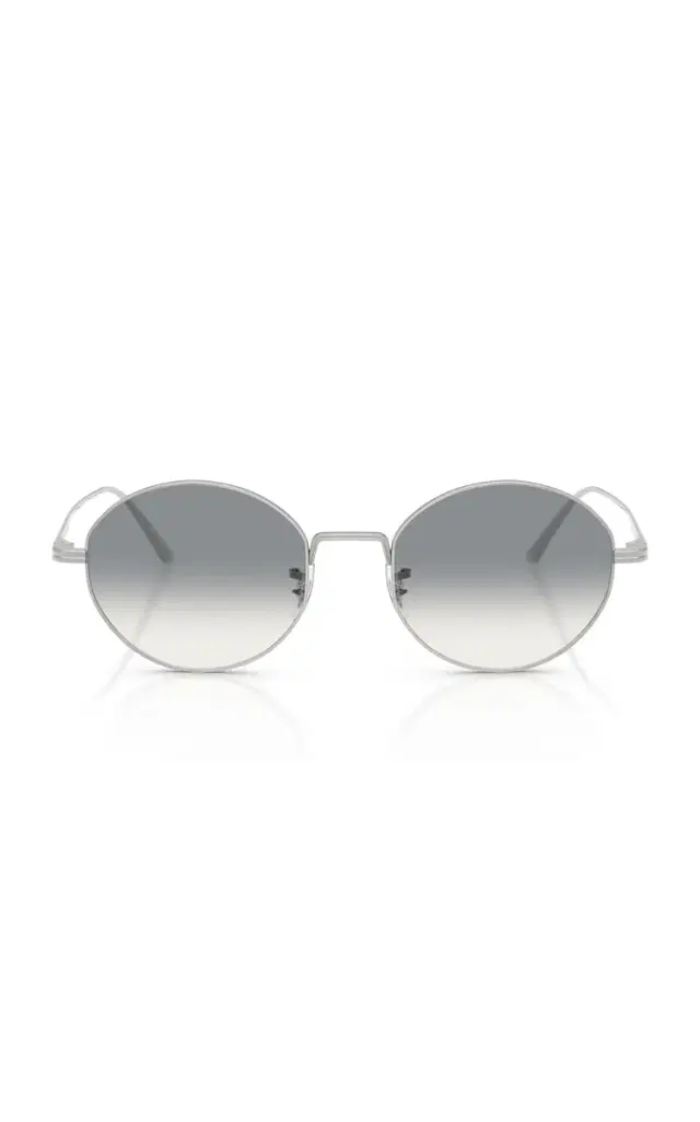 x Oliver Peoples 1994C Round-Frame Metal Sunglasses