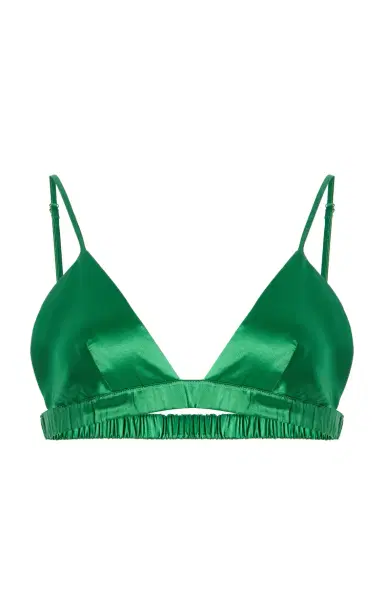The Frankie Shop Nina Satin Bralette | Thumbnail 1 The Frankie Shop Nina Satin Bralette | Thumbnail 1