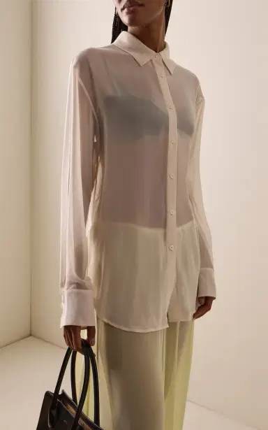 The Frankie Shop Peri Georgette Shirt | Thumbnail 2 The Frankie Shop Peri Georgette Shirt | Thumbnail 2
