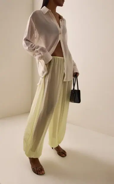 The Frankie Shop Peri Georgette Shirt | Thumbnail 3 The Frankie Shop Peri Georgette Shirt | Thumbnail 3
