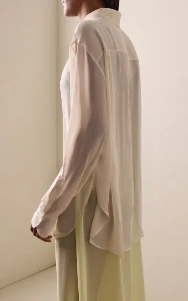 The Frankie Shop Peri Georgette Shirt | Thumbnail 4 The Frankie Shop Peri Georgette Shirt | Thumbnail 4