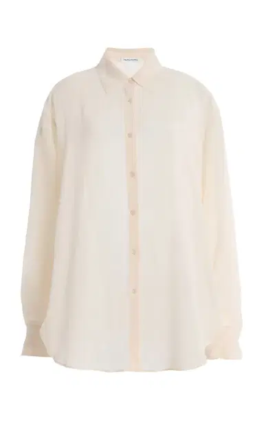 The Frankie Shop Peri Georgette Shirt | Thumbnail 7 The Frankie Shop Peri Georgette Shirt | Thumbnail 7
