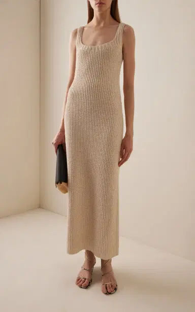 Khaite Lex Silk-Blend Knit Maxi Dress | Thumbnail 2