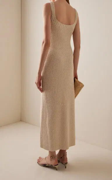Khaite Lex Silk-Blend Knit Maxi Dress | Thumbnail 4