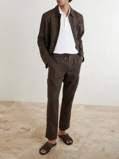 MR P. Linen Polo Shirt - Men | Thumbnail 2 MR P. Linen Polo Shirt - Men | Thumbnail 2